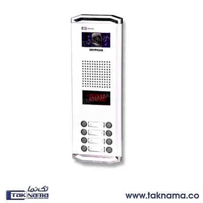 پنل آیفون تصویری 8واحدی کارتی تکنما