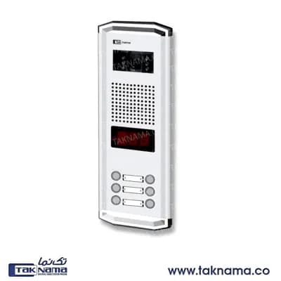  پنل کارتی آیفون تصویری 6 واحدی تکنما